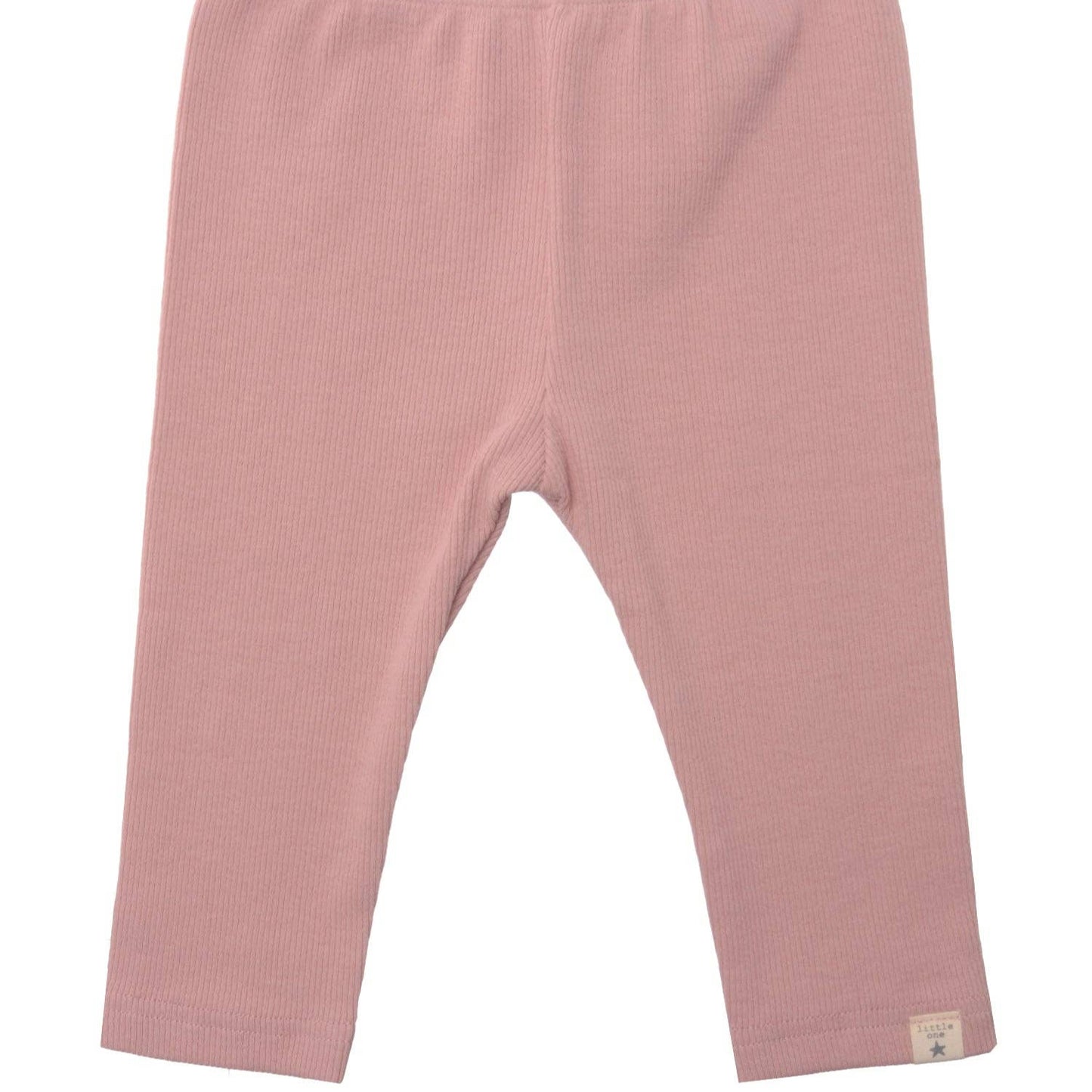 Baby-legging ribstof - roze