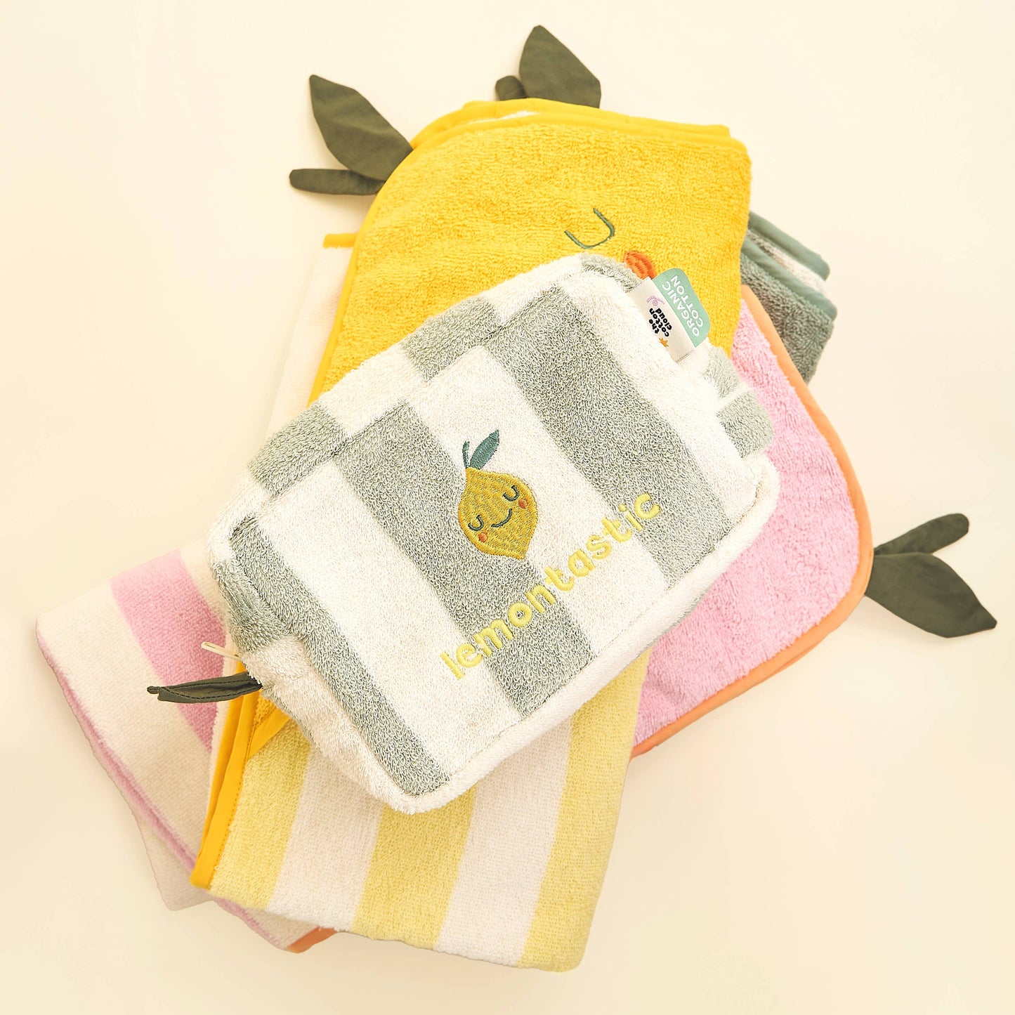 Badstof toilettas - Lola Lemon 🍋
