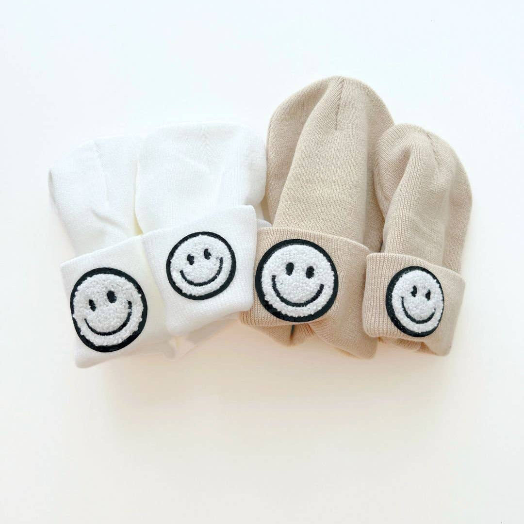 Smiley muts - Beige