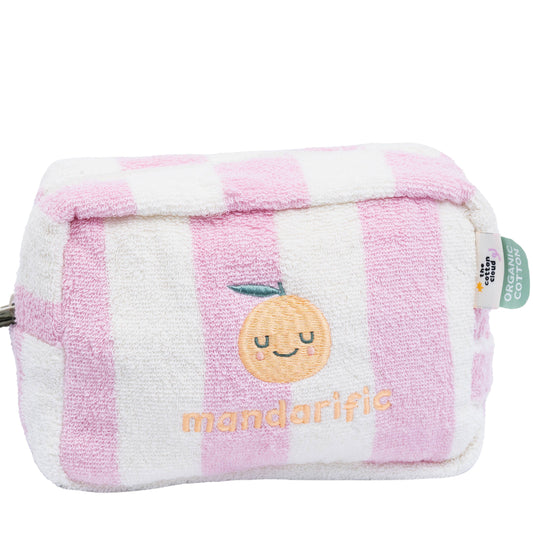 Badstof toilettas - Mandy Mandarine🍊