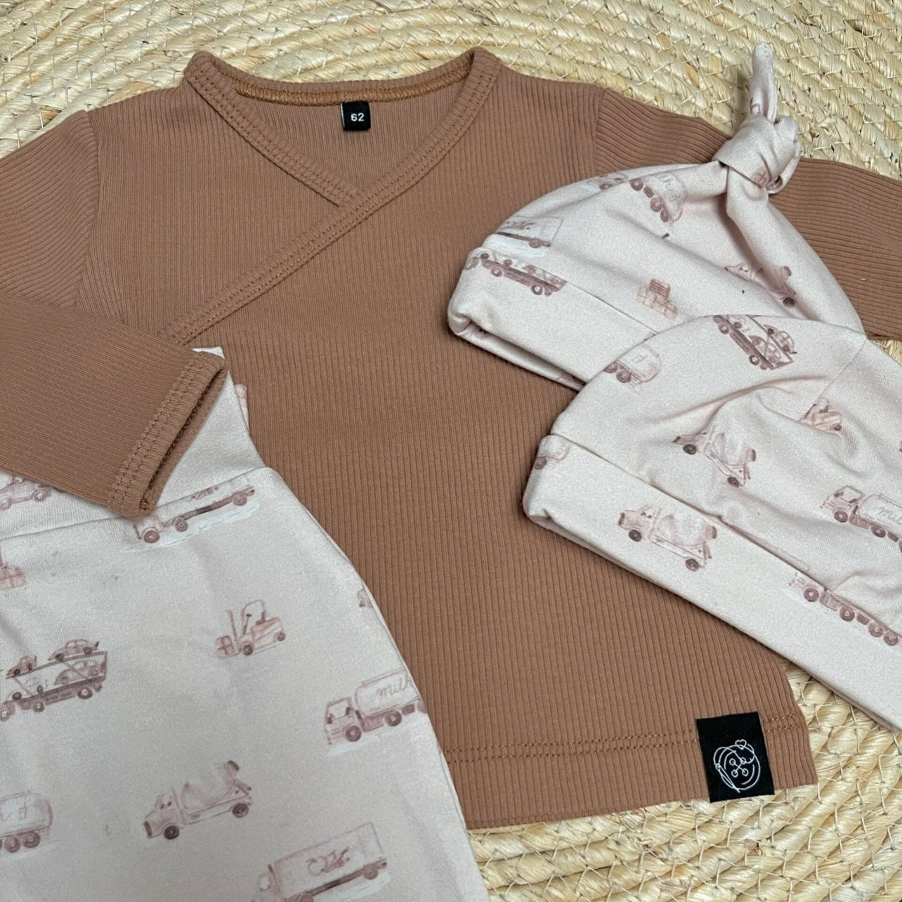 Overslagshirt - Cacao Rib